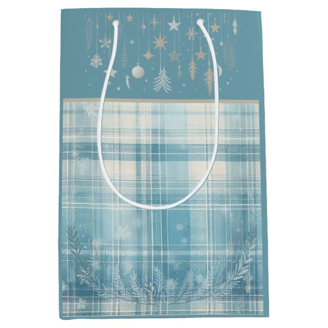 Bolsa De Regalo Mediana Placa azul (Anverso)
