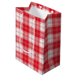 Bolsa De Regalo Mediana Plaid