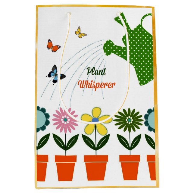 Bolsa De Regalo Mediana Plant Whisperer - ¿Cómo crece tu jardín? (Anverso)