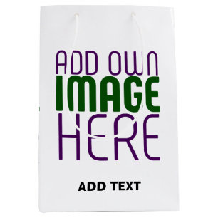 BOLSA DE REGALO MEDIANA PLANTILLA DE TEXTO DE IMAGEN BLANCA SIMPLE EDITABL
