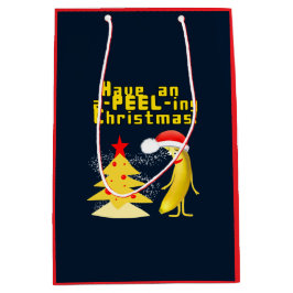 Bolsa De Regalo Mediana Plátano de Navidad