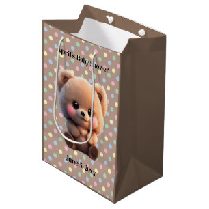Bolsa De Regalo Mediana Podemos esperar temprano a que osito de peluche Ba