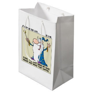 Bolsa De Regalo Mediana Poderes mágicos del gestor de proyecto