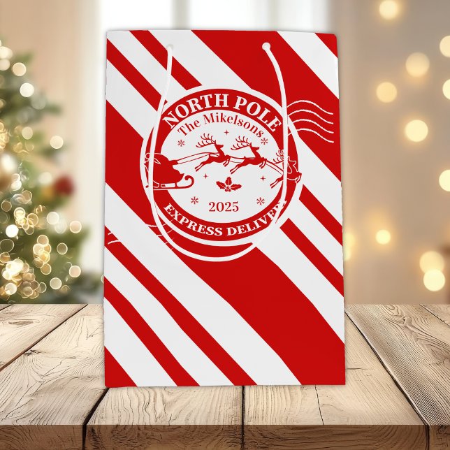 Bolsa De Regalo Mediana Polar Express Christmas Ticket (Subido por el creador)