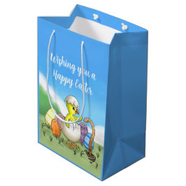 Bolsa De Regalo Mediana Pollo de Pascua recién nacido