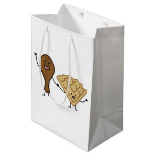 Bolsa De Regalo Mediana Pollo y galletas americanos y el cocinar
