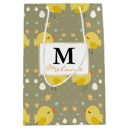 Bolsa De Regalo Mediana Polluelos lindos de pascua y pequeño modelo de los