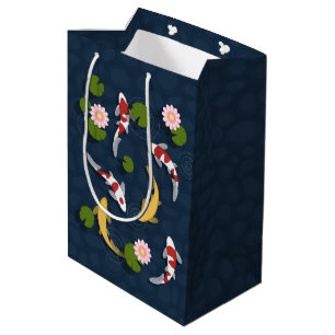 Bolsa De Regalo Mediana Pond Koi Fish