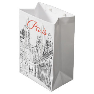 Bolsa De Regalo Mediana Pont de Bir-Hakeim sobre el Sena - París, Francia