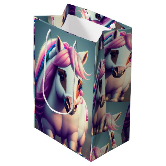 Bolsa De Regalo Mediana Pony Espíritu 3D 2 (Angulo Anverso)