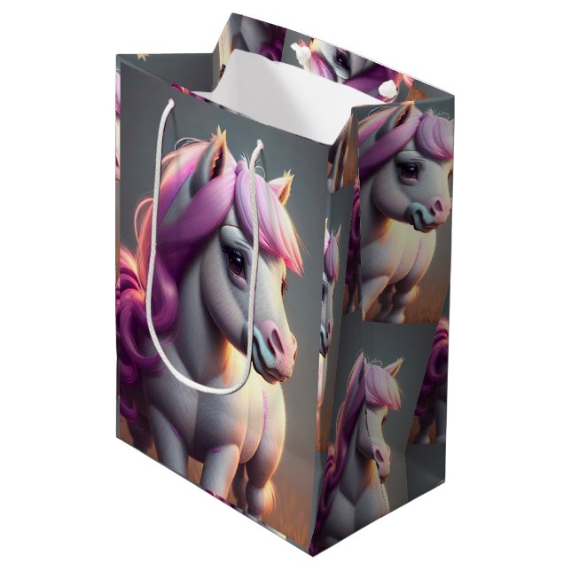 Bolsa De Regalo Mediana Pony Espíritu 3D 5 (Angulo Anverso)