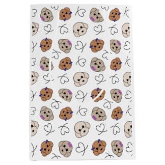 Bolsa De Regalo Mediana Poodle Puppy Love