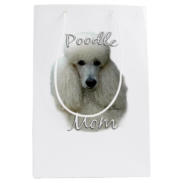 Bolsa De Regalo Mediana Poodle (qué) Mamá 2 (Anverso)