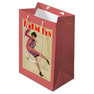 Bolsa De Regalo Mediana Portada de revista de la diversión de la películ