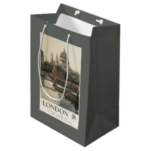 Bolsa De Regalo Mediana Poster del viaje de Great Western San Pablo