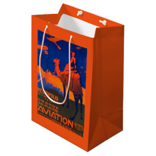 Bolsa De Regalo Mediana Poster promocional de la línea aérea francesa