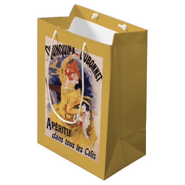Bolsa De Regalo Mediana Poster promocional del aperitivo de Quinquina (Angulo Anverso)