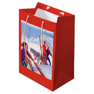 Bolsa De Regalo Mediana Poster promocional ferroviario de PLM
