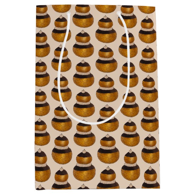 Bolsa De Regalo Mediana Postre Religioso de Pasta de Choux Francesa con Cr (Anverso)