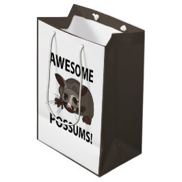 Bolsa De Regalo Mediana Posums asombrosos Graciosos