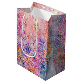 Bolsa De Regalo Mediana Prado Floral Encantado
