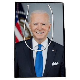 Bolsa De Regalo Mediana Presidente Joe Biden medio retrato de la Casa Blan