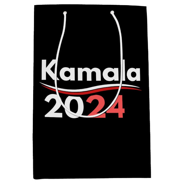 Bolsa De Regalo Mediana presidente kamala harris, presidente harris (Anverso)