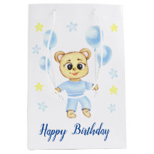 Primer cumpleaños personalizado Teddy Bear Boy