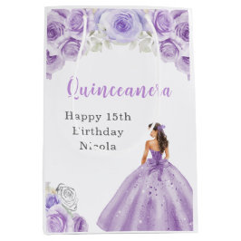 Bolsa De Regalo Mediana Princesa de Quinceanera