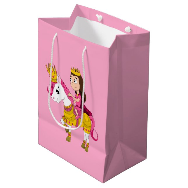 Bolsa De Regalo Mediana Princesa personalizado (Angulo Anverso)