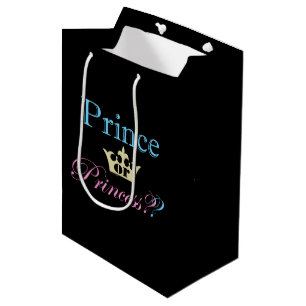 Bolsa De Regalo Mediana ¿Príncipe o Princesa?