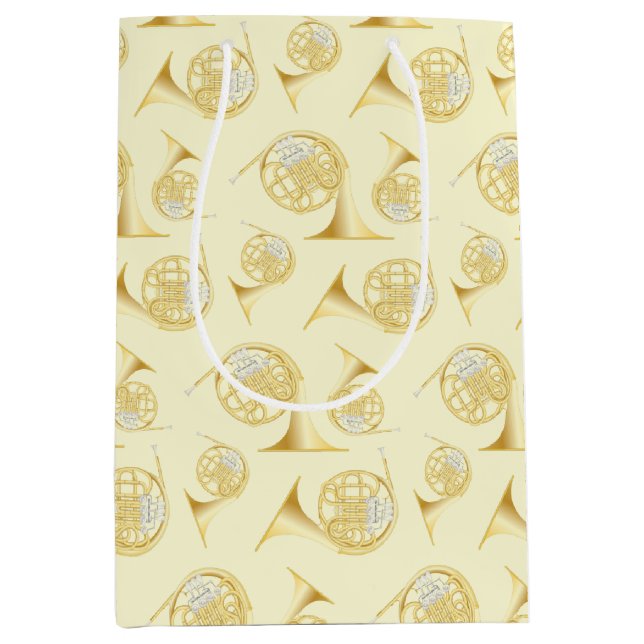 Bolsa De Regalo Mediana Profesor de Banda de Música del Cuerno de Francia (Anverso)