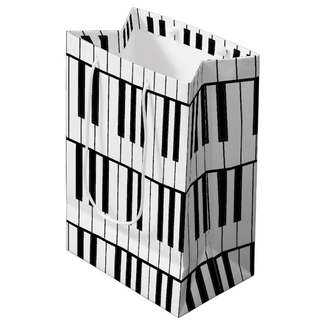 Bolsa De Regalo Mediana Profesor de música de piano (Angulo Anverso)