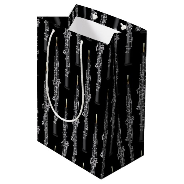 Bolsa De Regalo Mediana Profesor de Música Oboe (Angulo reverso)