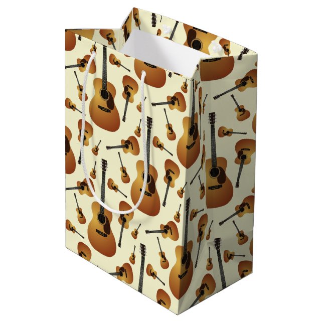 Bolsa De Regalo Mediana Profesora de Música de Guitarra Acústica (Angulo reverso)