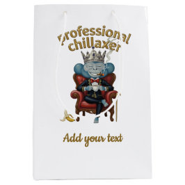 Bolsa De Regalo Mediana Professional Chillaxer Monkey king Funny Cool App