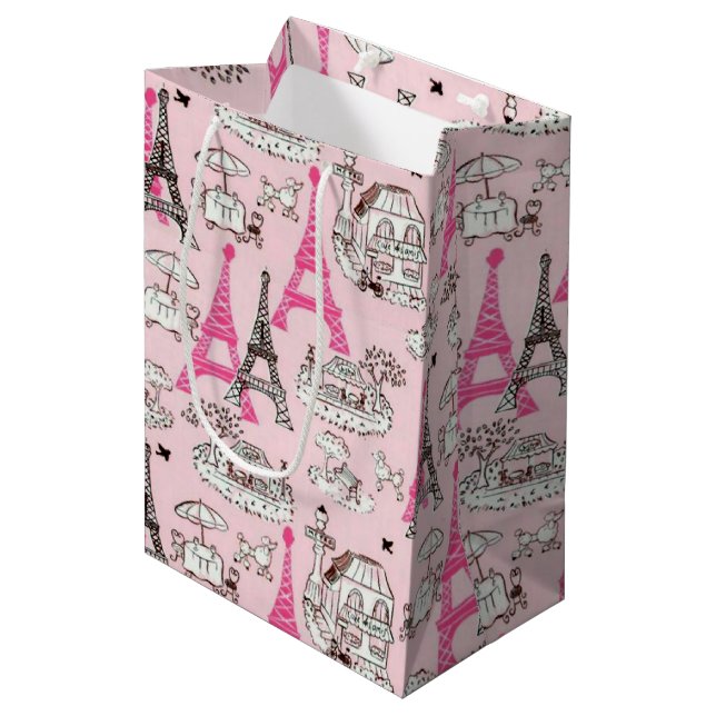 Bolsa De Regalo Mediana "promenade" de París (Angulo Anverso)