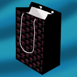 Bolsa De Regalo Mediana Promoción Comercial, Nombre, Monograma y Título en