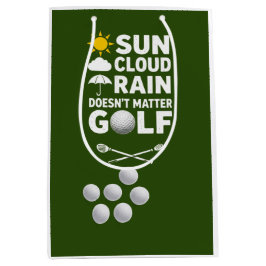 Bolsa De Regalo Mediana Pronóstico de golf para golfista