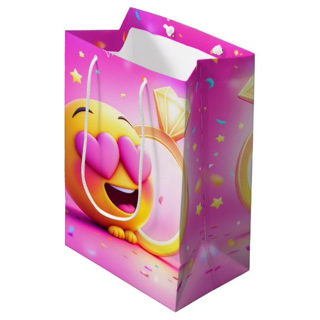 Bolsa De Regalo Mediana Propuesta feliz (Angulo Anverso)