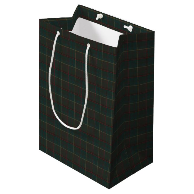 Bolsa De Regalo Mediana Provincia de Ontario Original Tartán (Angulo Anverso)