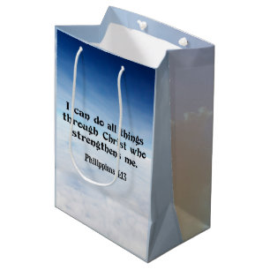 Bolsa De Regalo Mediana Puedo hacer todas las cosas... filipinos 4:13