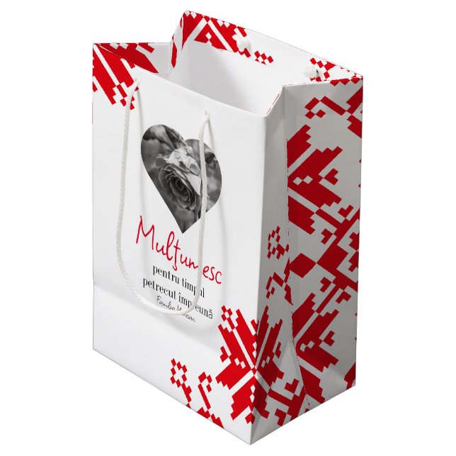 Bolsa De Regalo Mediana Pungi pentru cadou de parastas (Angulo Anverso)