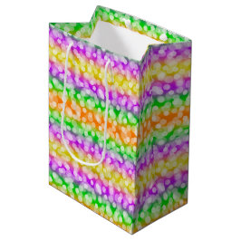BOLSA DE REGALO MEDIANA PURPLE ORANGE GREEN YELLOW HALLOWEEN PATTERNS