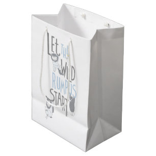 Bolsa De Regalo Mediana Que empiece el gran alboroto - Azul