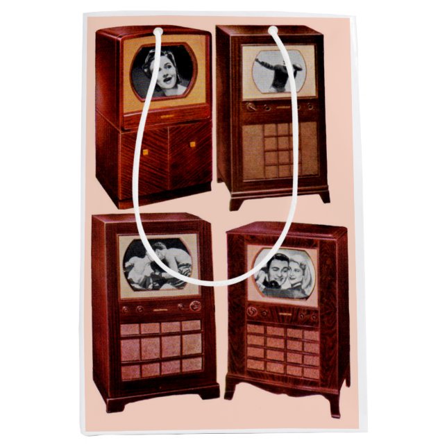 Bolsa De Regalo Mediana ¿Qué hay en la televisión de 1951? (Anverso)