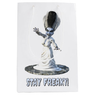 Bolsa De Regalo Mediana ¡Quédate freaky! Novia de Frankenstein