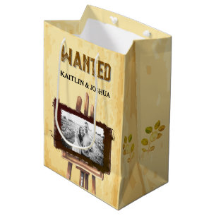 Bolsa De Regalo Mediana QUERIDO Poster 🤠 Cowboy Boots Boda