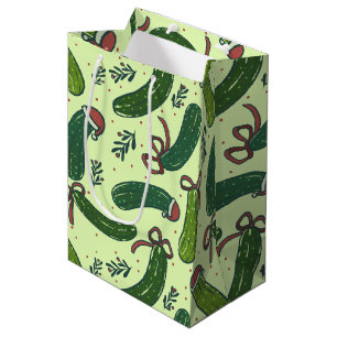 Bolsa De Regalo Mediana Quirky Navidades festivos modelo de picaduras