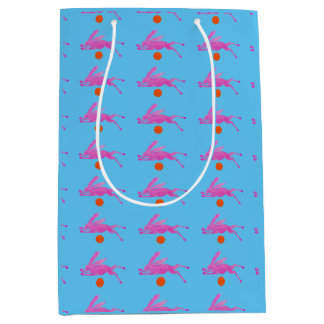 Bolsa De Regalo Mediana Rabbit Over the Supermoon